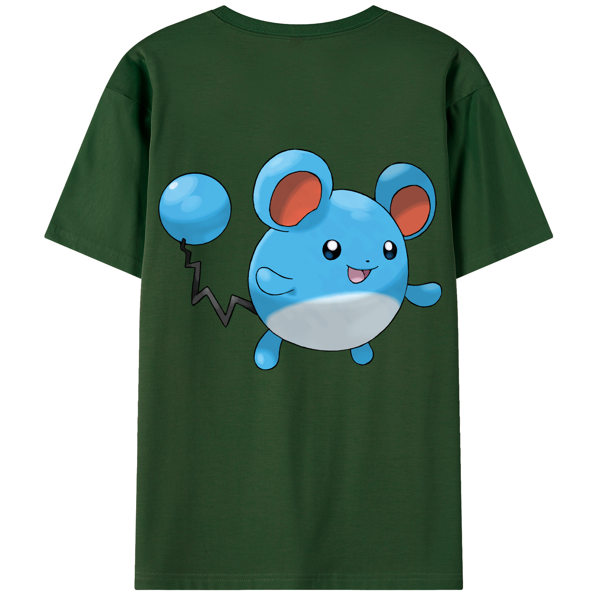 （画像用） ポケットモンスター Pokémon 綿100％半袖Tシャツ（背面プリント）